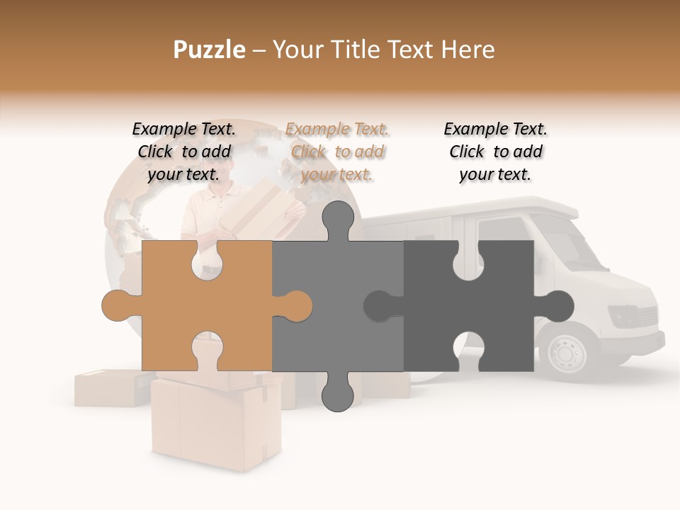 Friendly Pile Beige PowerPoint Template