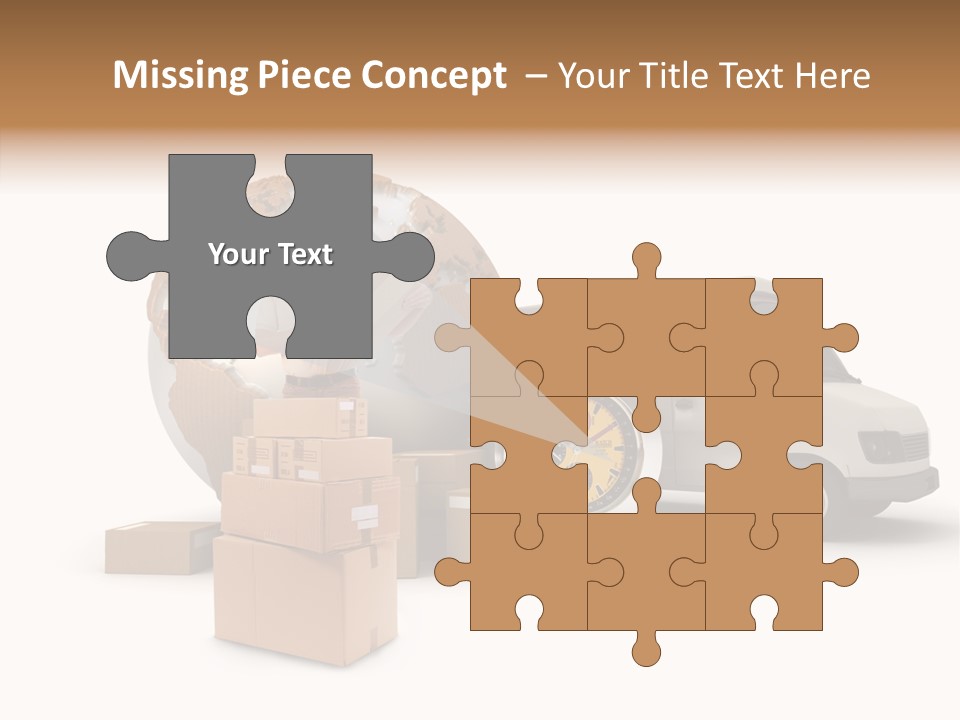 Friendly Pile Beige PowerPoint Template