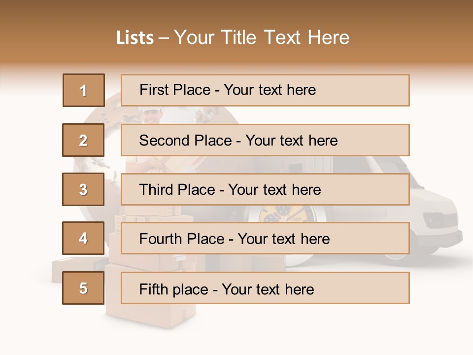 Friendly Pile Beige PowerPoint Template