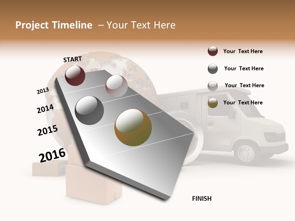 Friendly Pile Beige PowerPoint Template