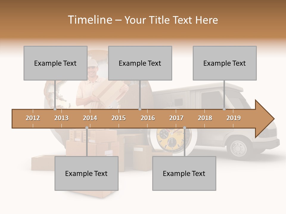 Friendly Pile Beige PowerPoint Template