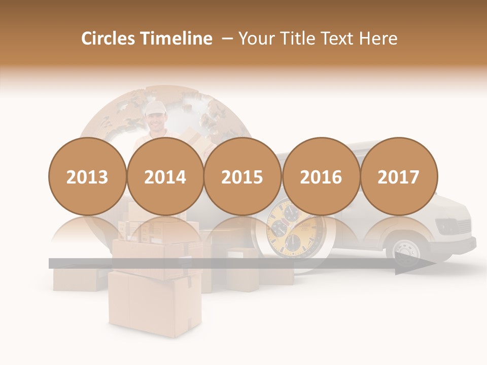 Friendly Pile Beige PowerPoint Template