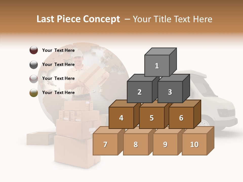 Friendly Pile Beige PowerPoint Template