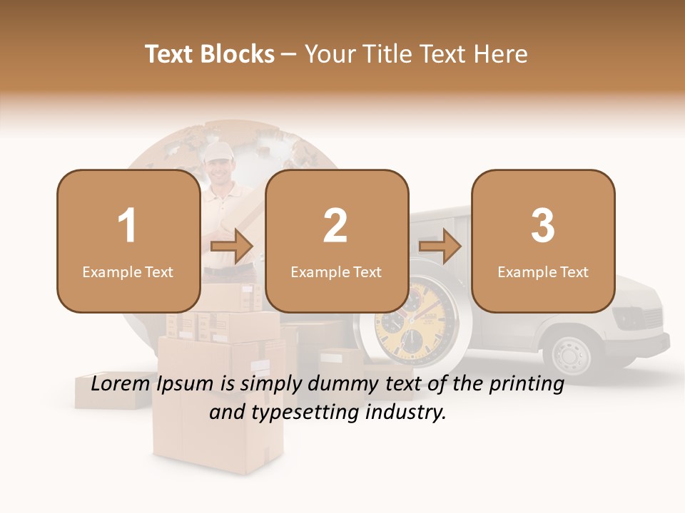 Friendly Pile Beige PowerPoint Template