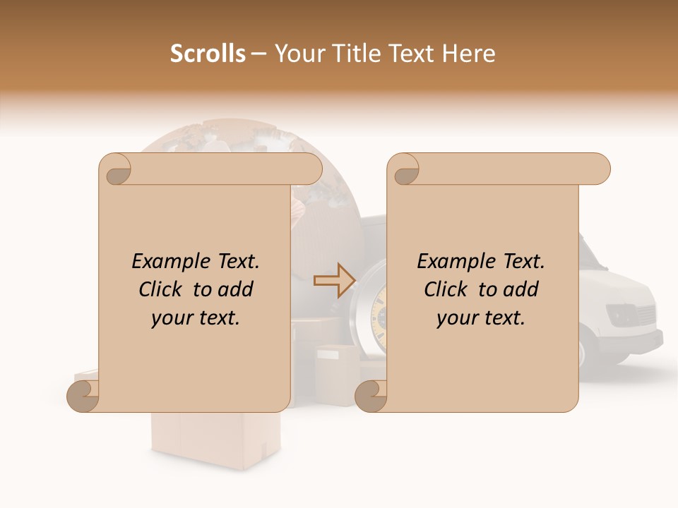 Friendly Pile Beige PowerPoint Template