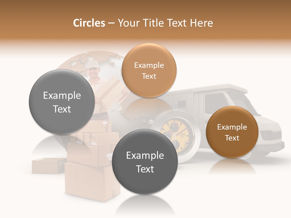 Friendly Pile Beige PowerPoint Template