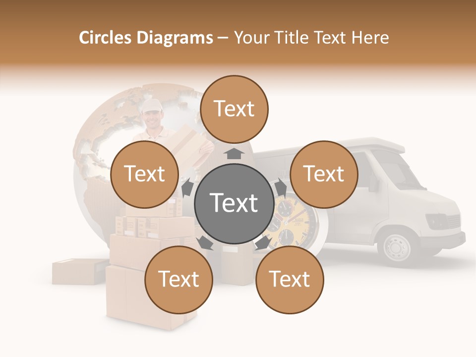 Friendly Pile Beige PowerPoint Template