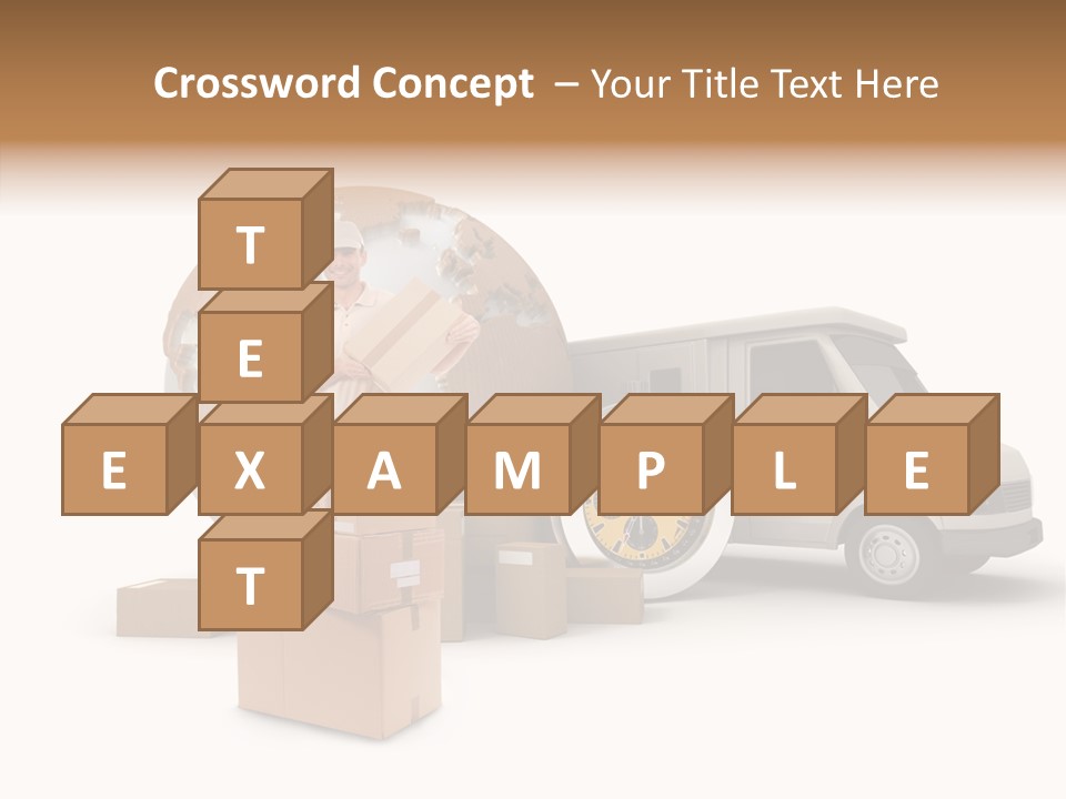 Friendly Pile Beige PowerPoint Template