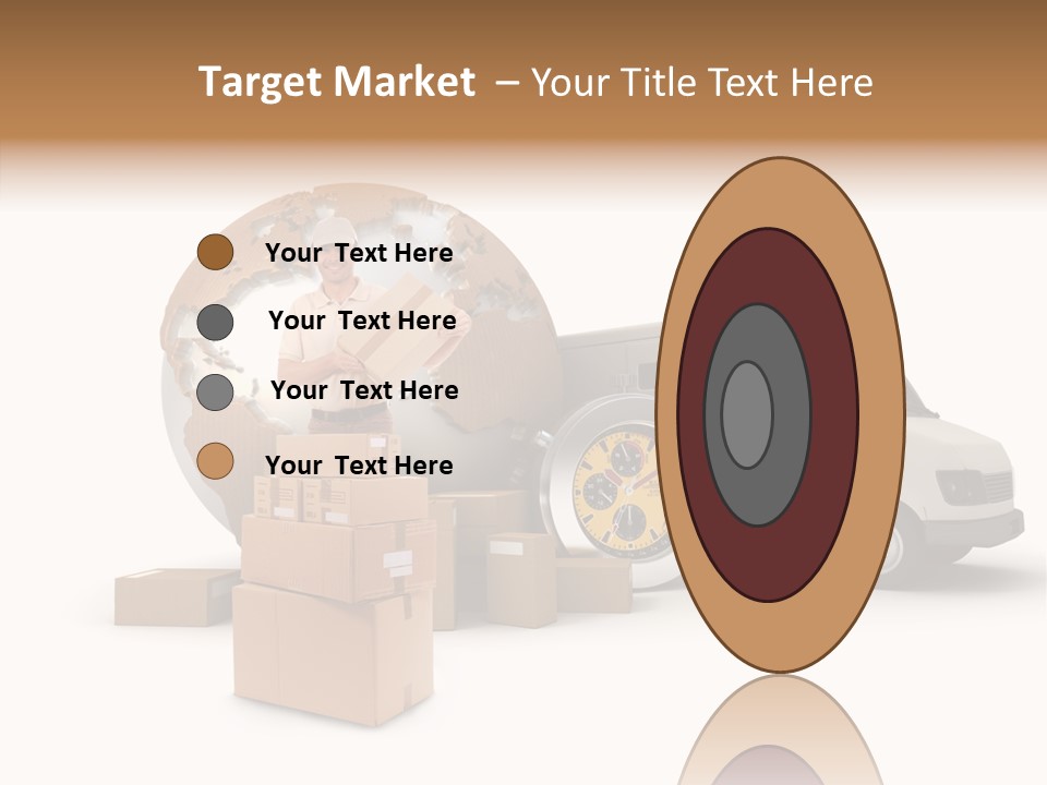 Friendly Pile Beige PowerPoint Template