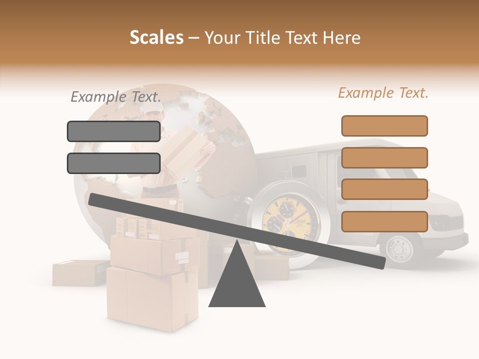 Friendly Pile Beige PowerPoint Template