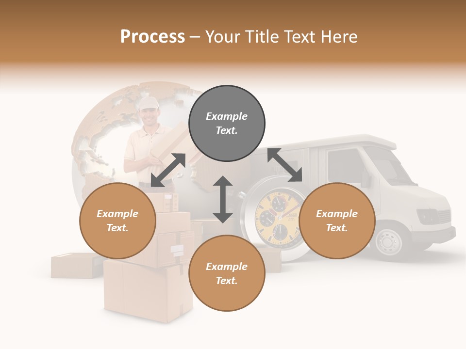 Friendly Pile Beige PowerPoint Template