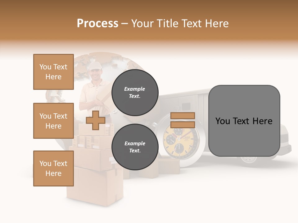 Friendly Pile Beige PowerPoint Template