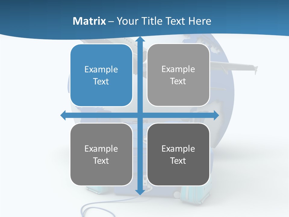 Attachue Golf Bag Case PowerPoint Template