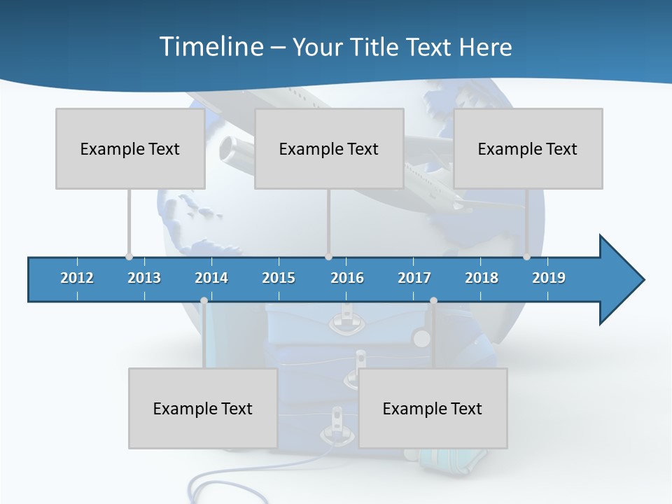 Attachue Golf Bag Case PowerPoint Template