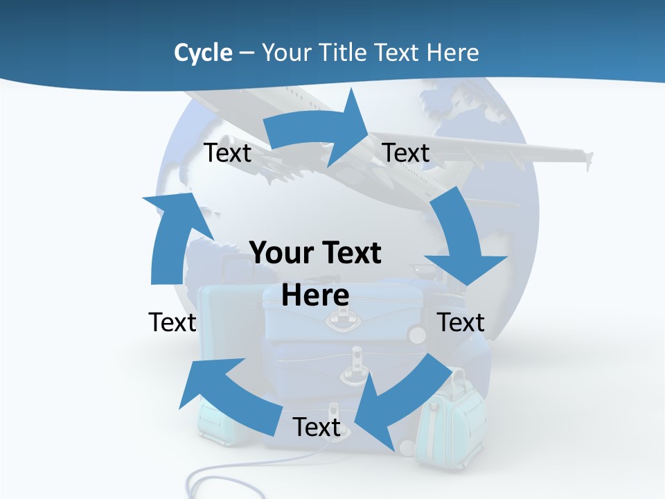 Attachue Golf Bag Case PowerPoint Template