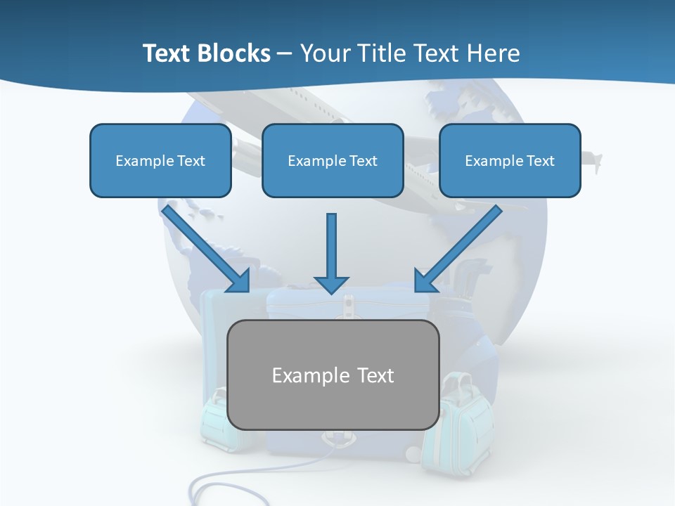 Attachue Golf Bag Case PowerPoint Template