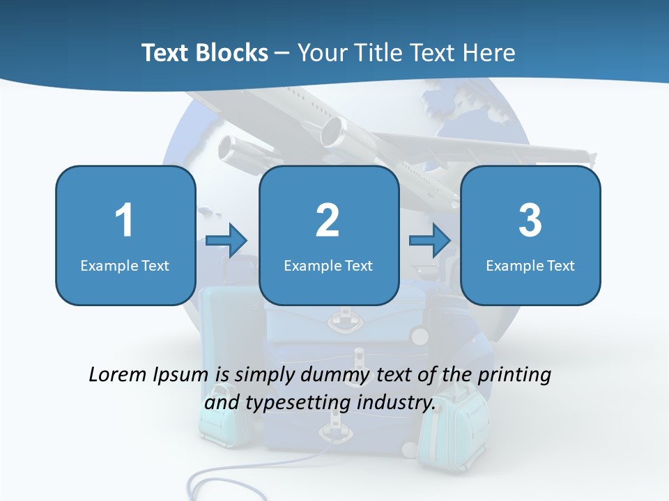 Attachue Golf Bag Case PowerPoint Template