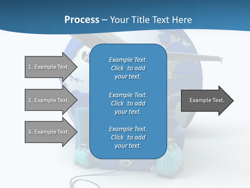 Attachue Golf Bag Case PowerPoint Template