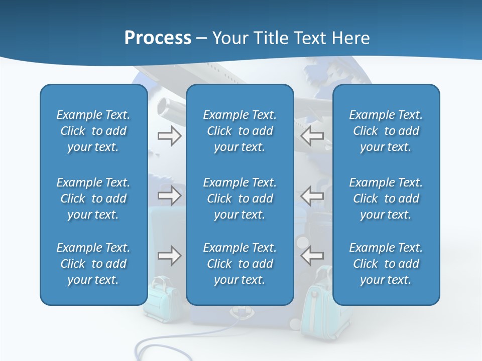 Attachue Golf Bag Case PowerPoint Template