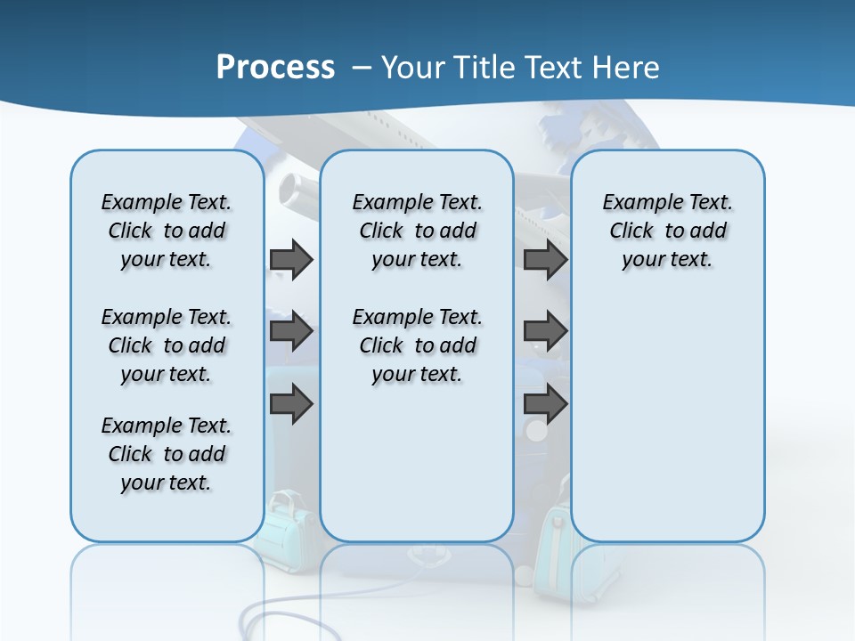Attachue Golf Bag Case PowerPoint Template