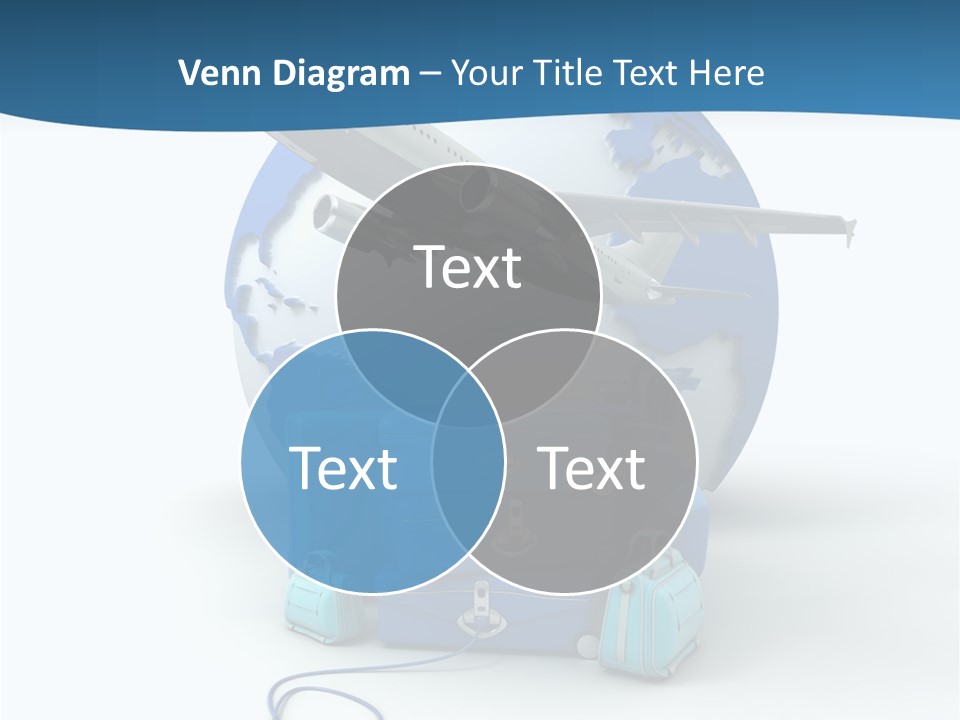 Attachue Golf Bag Case PowerPoint Template