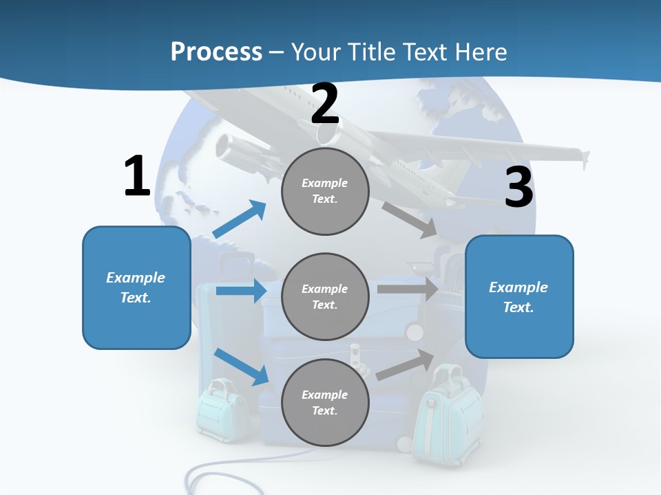 Attachue Golf Bag Case PowerPoint Template