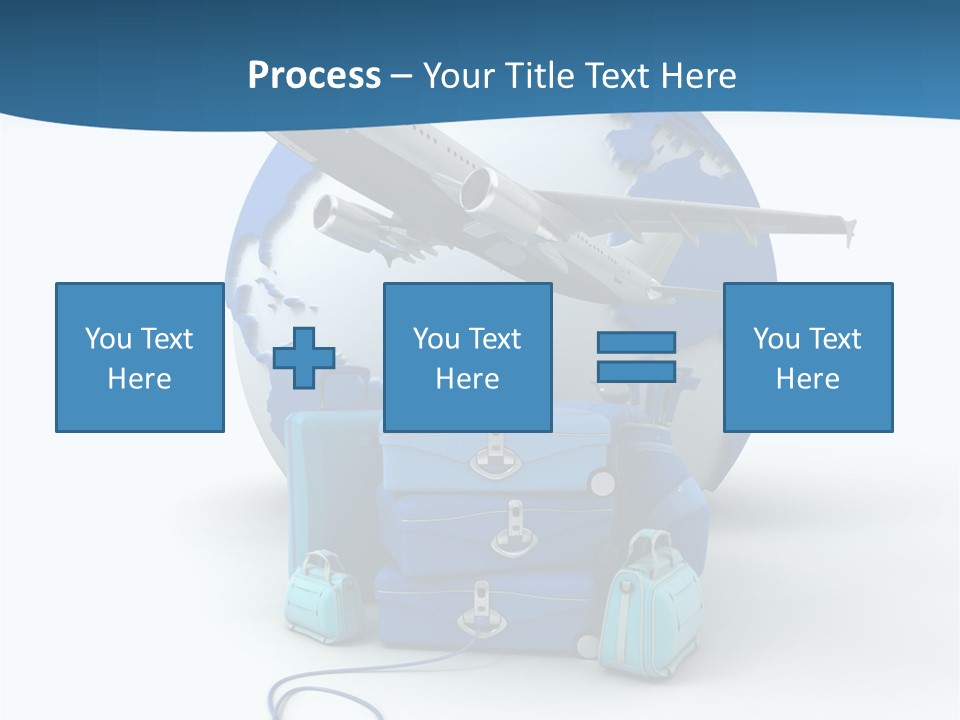 Attachue Golf Bag Case PowerPoint Template