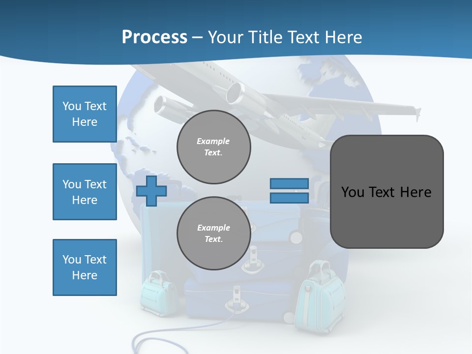 Attachue Golf Bag Case PowerPoint Template