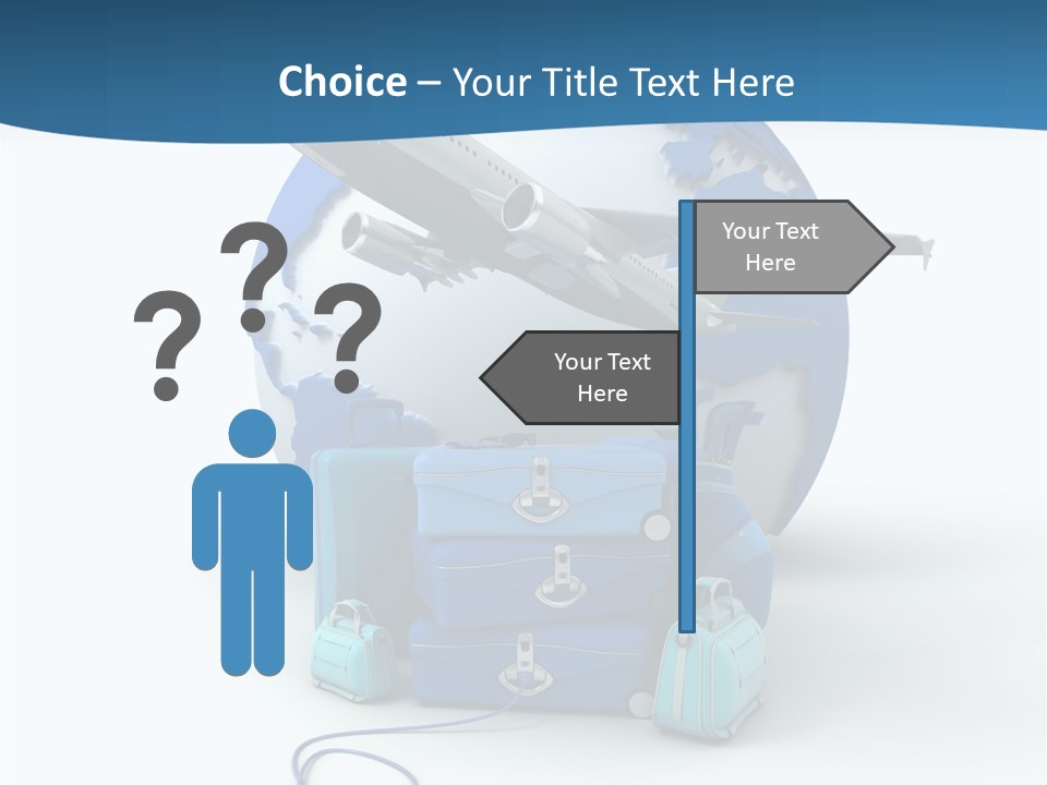 Attachue Golf Bag Case PowerPoint Template
