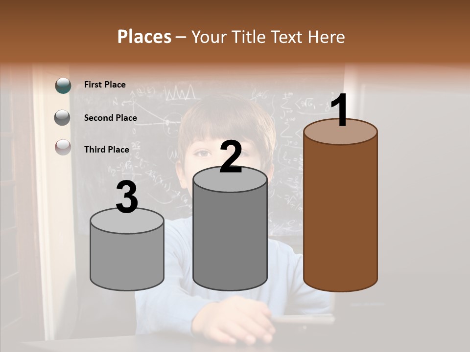 Blackboard Room Teen PowerPoint Template