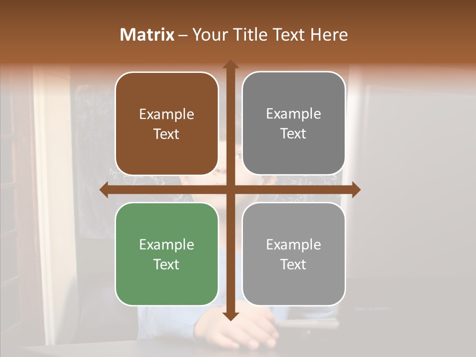 Blackboard Room Teen PowerPoint Template