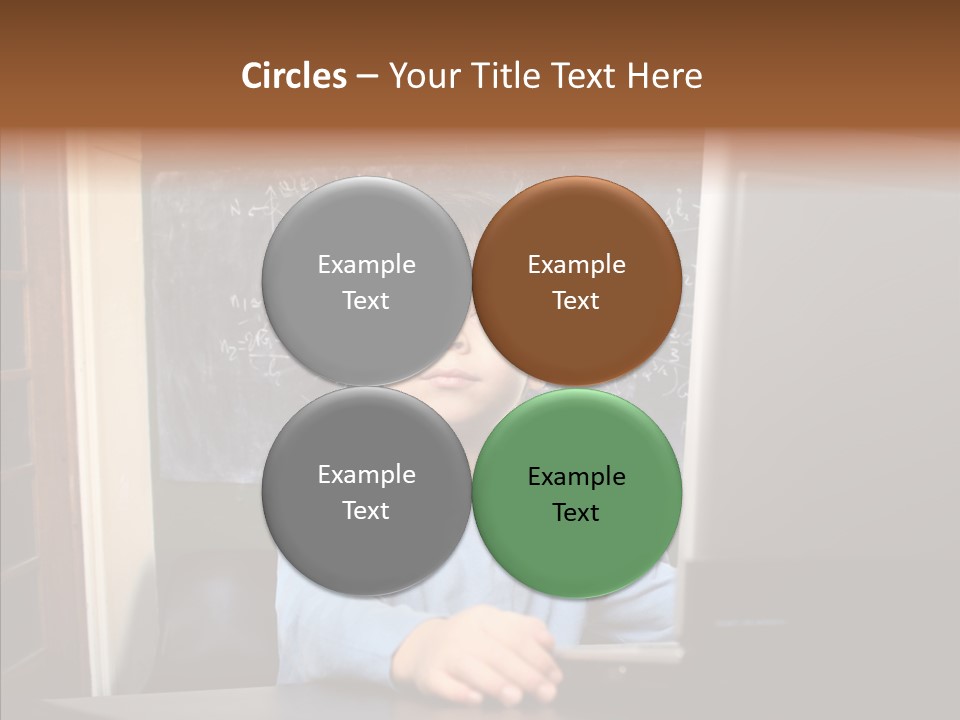 Blackboard Room Teen PowerPoint Template