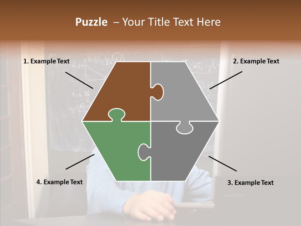 Blackboard Room Teen PowerPoint Template