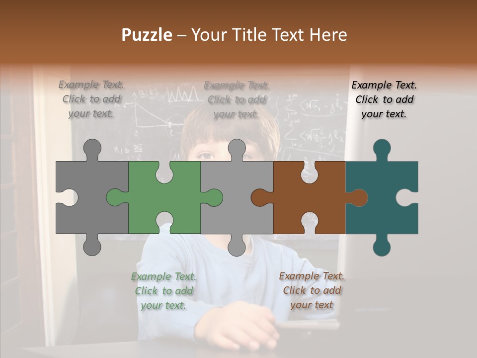 Blackboard Room Teen PowerPoint Template