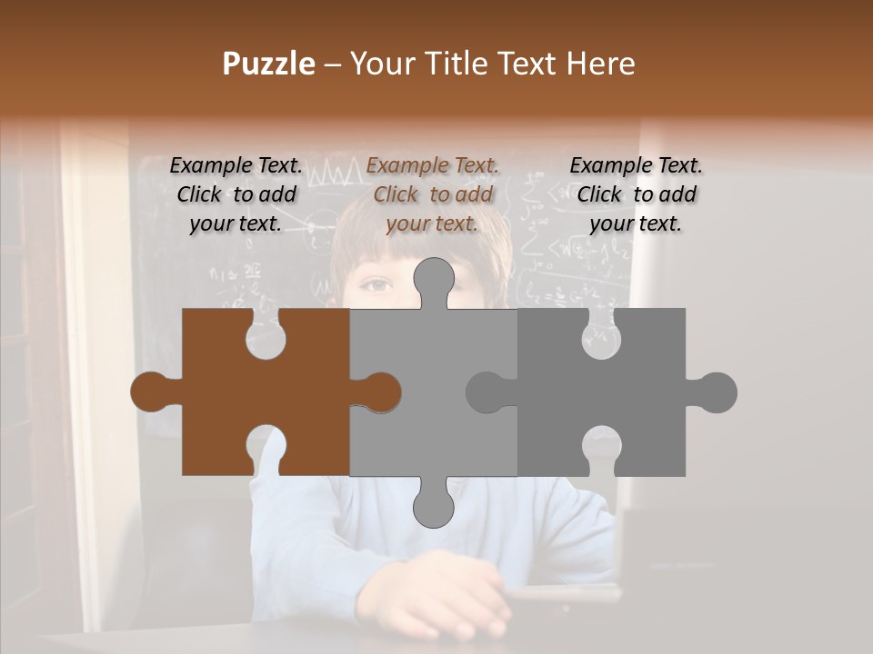 Blackboard Room Teen PowerPoint Template