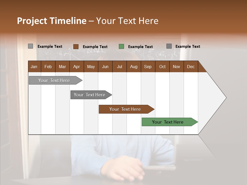 Blackboard Room Teen PowerPoint Template