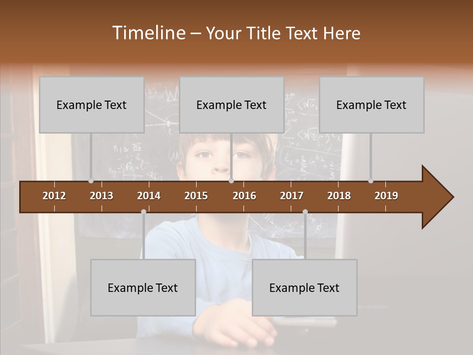 Blackboard Room Teen PowerPoint Template