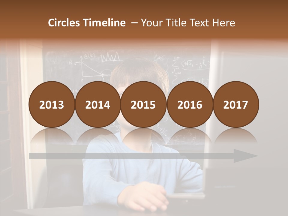 Blackboard Room Teen PowerPoint Template