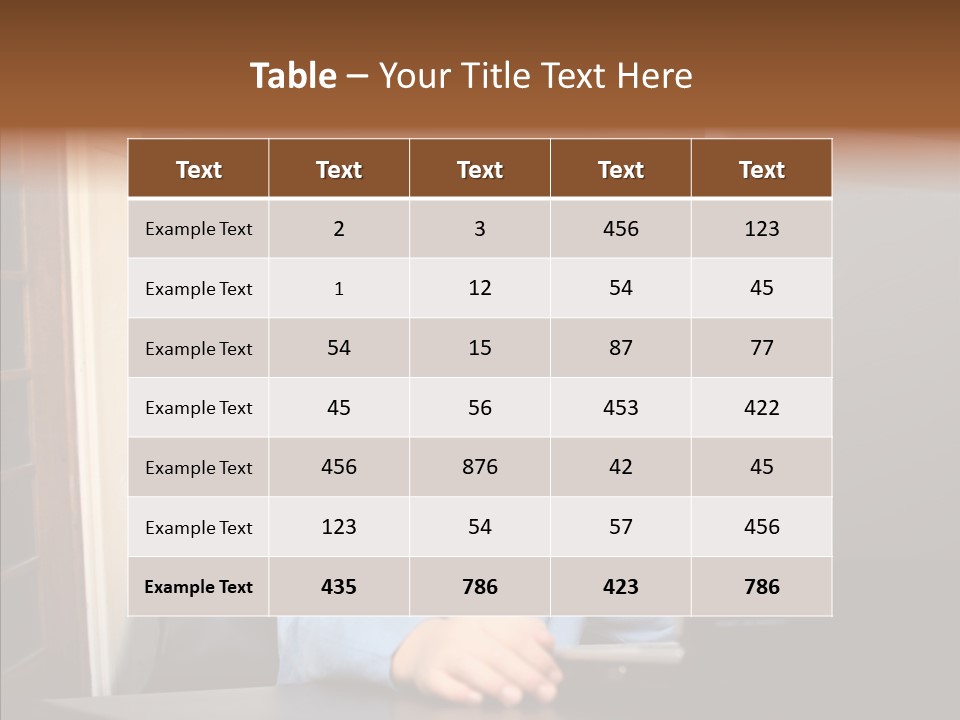 Blackboard Room Teen PowerPoint Template