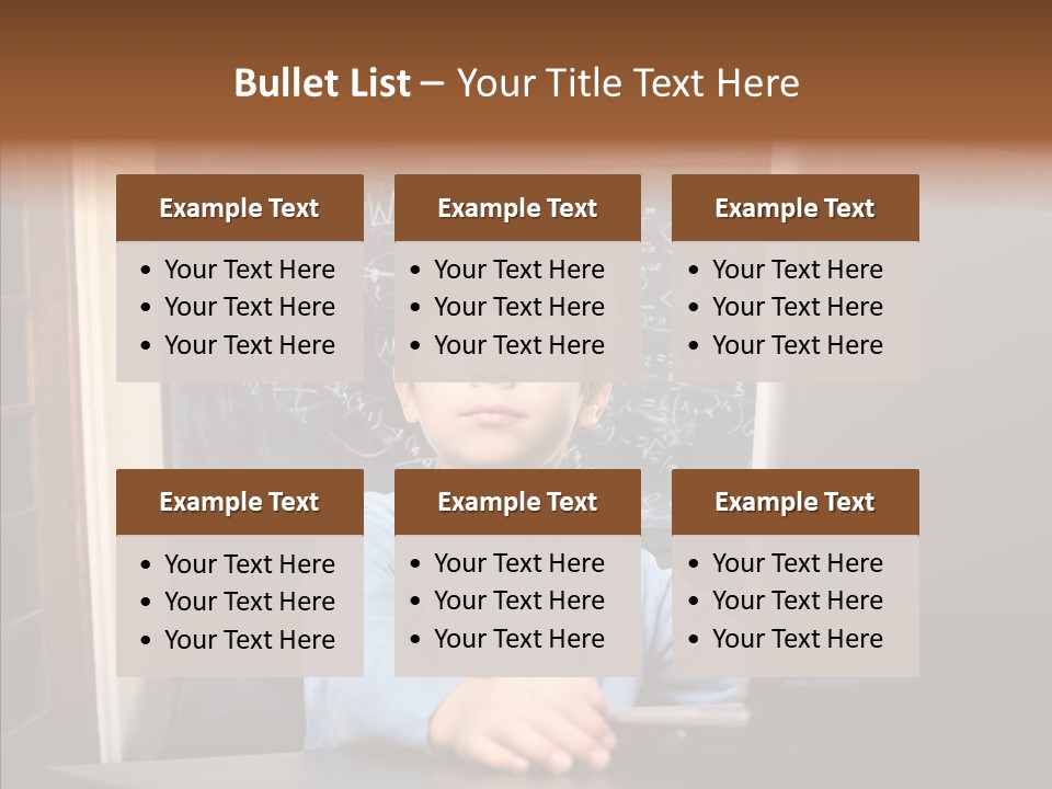 Blackboard Room Teen PowerPoint Template