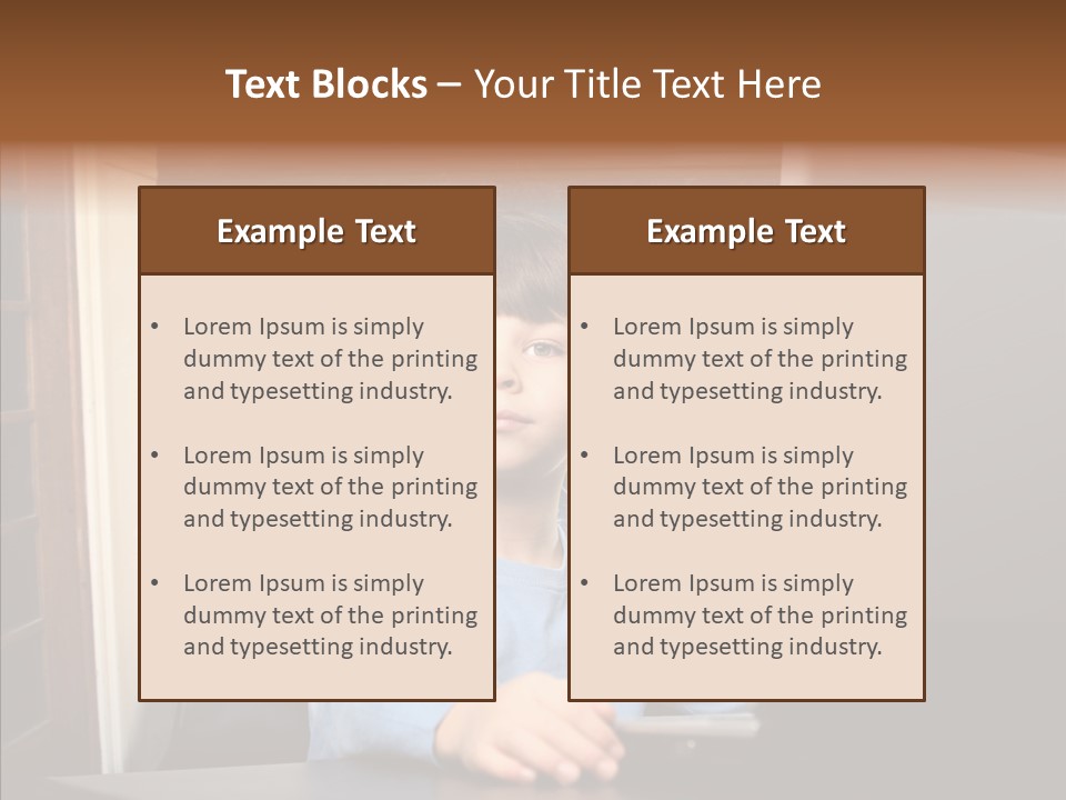 Blackboard Room Teen PowerPoint Template