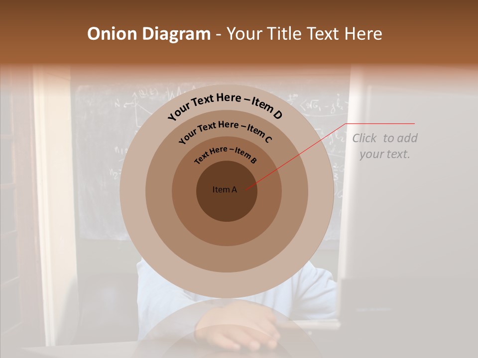 Blackboard Room Teen PowerPoint Template