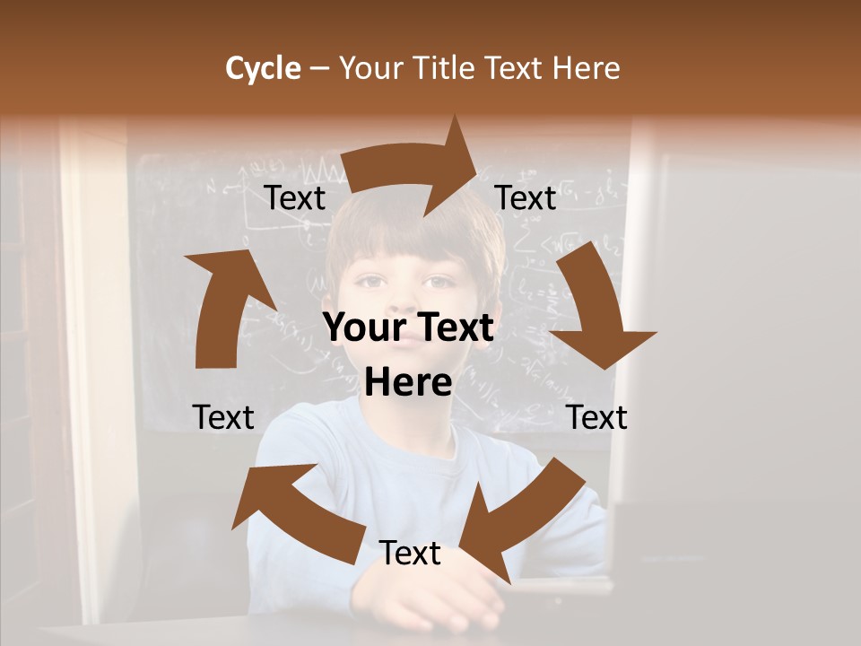 Blackboard Room Teen PowerPoint Template