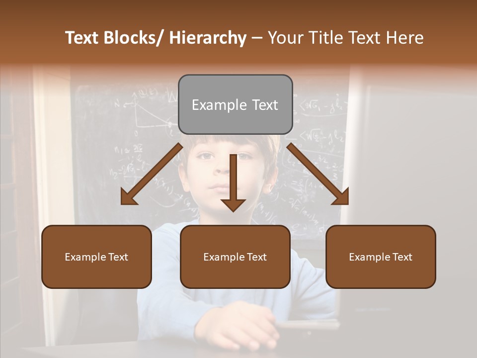 Blackboard Room Teen PowerPoint Template