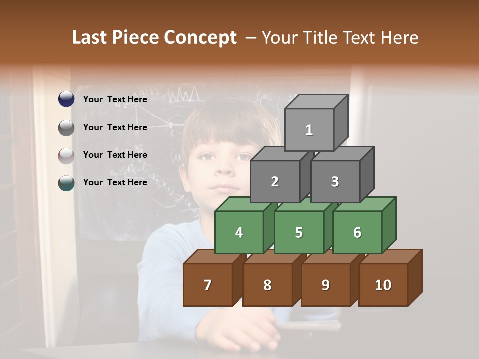 Blackboard Room Teen PowerPoint Template