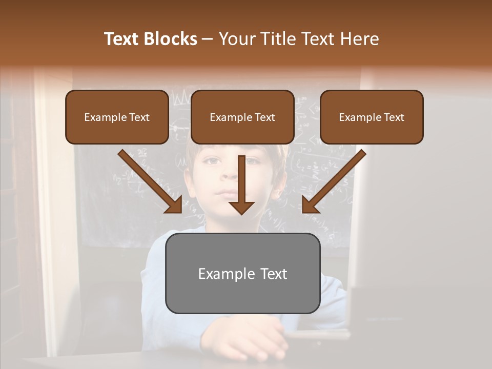 Blackboard Room Teen PowerPoint Template