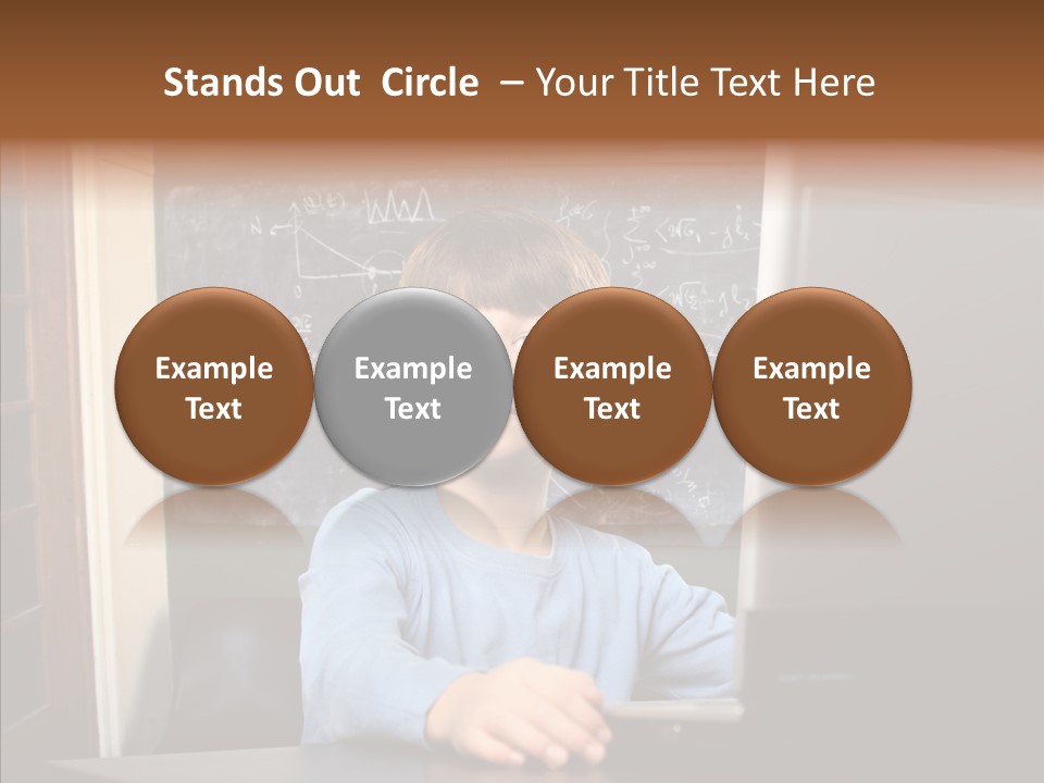 Blackboard Room Teen PowerPoint Template