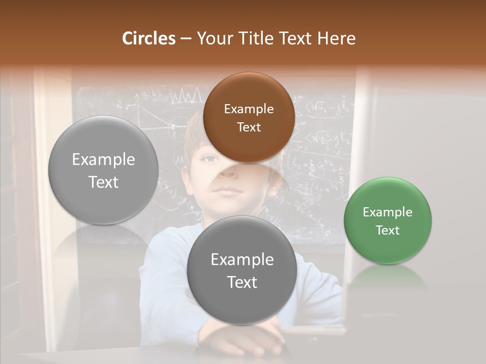 Blackboard Room Teen PowerPoint Template