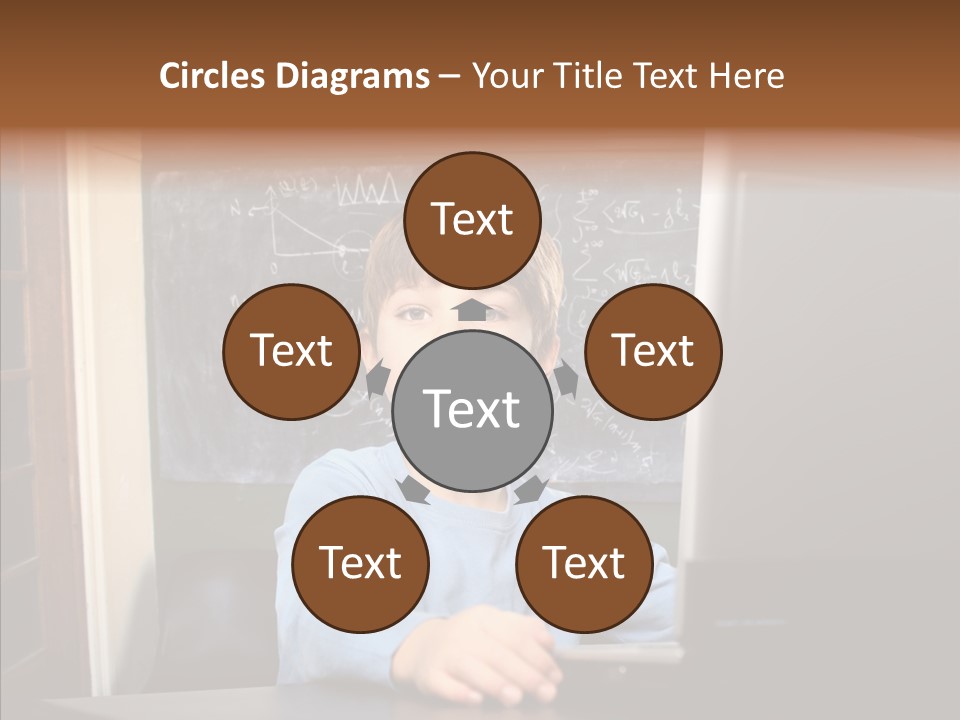 Blackboard Room Teen PowerPoint Template