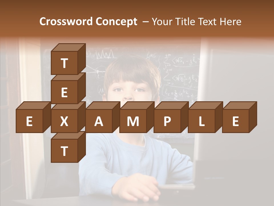 Blackboard Room Teen PowerPoint Template